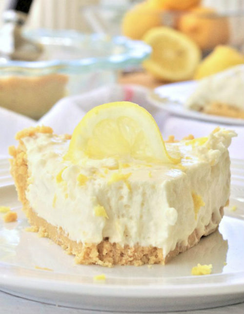 No Bake Lemon Oreo Crust Lemon Cheesecake Icebox Pie Recipe - Best ...