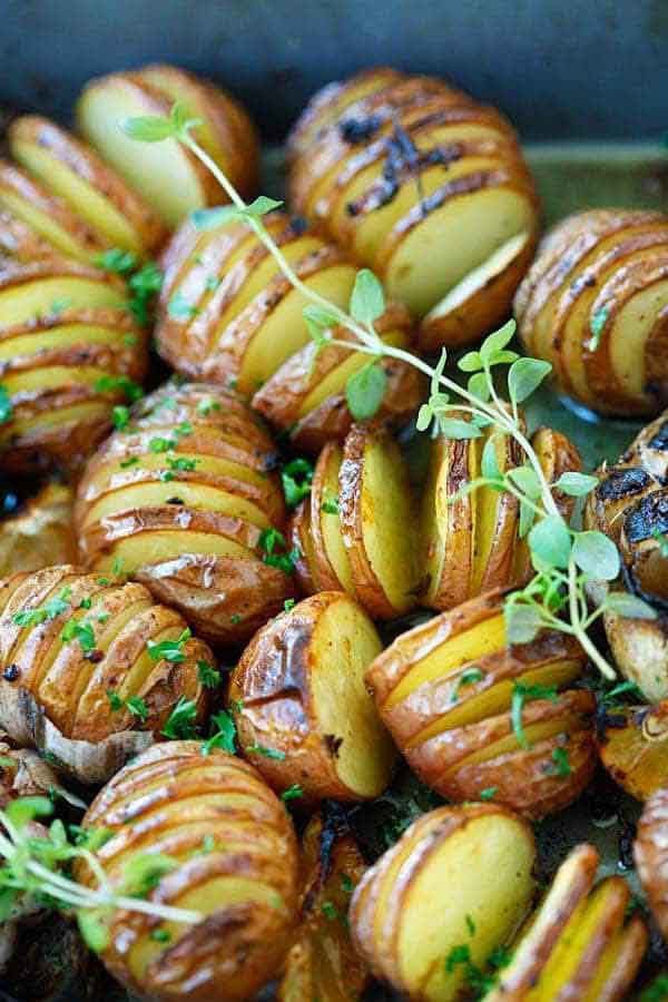 Garlic Herb Roasted Potatoes Recipe Best Crafts and Recipes