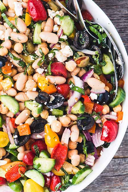 Mediterranean Bean Salad Recipe Best Crafts And Recipes