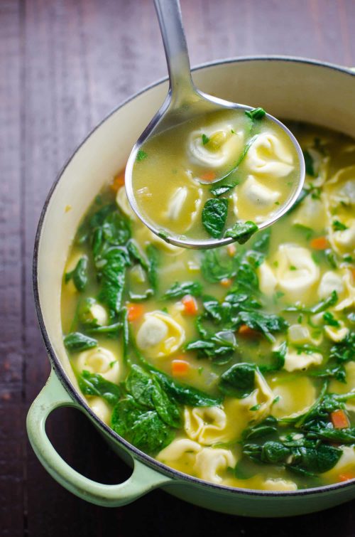 Spinach Tortellini Soup Recipe - Best Crafts and Recipes