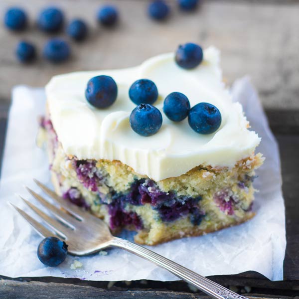 Blueberry Zucchini Snack Cake with Lemon Buttercream Best Crafts and