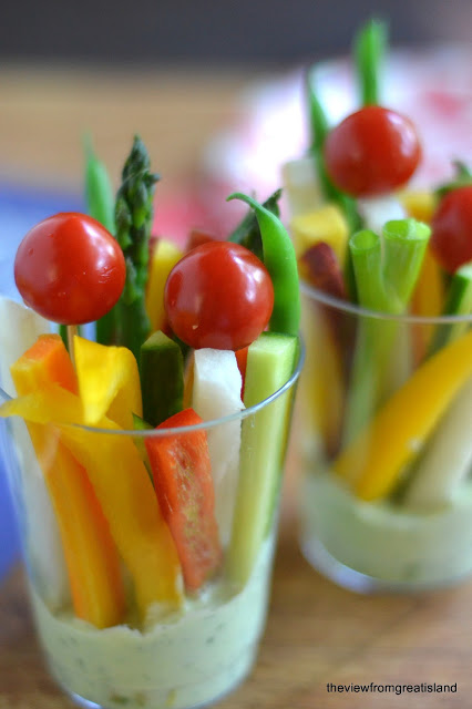 vegetable finger foods for parties