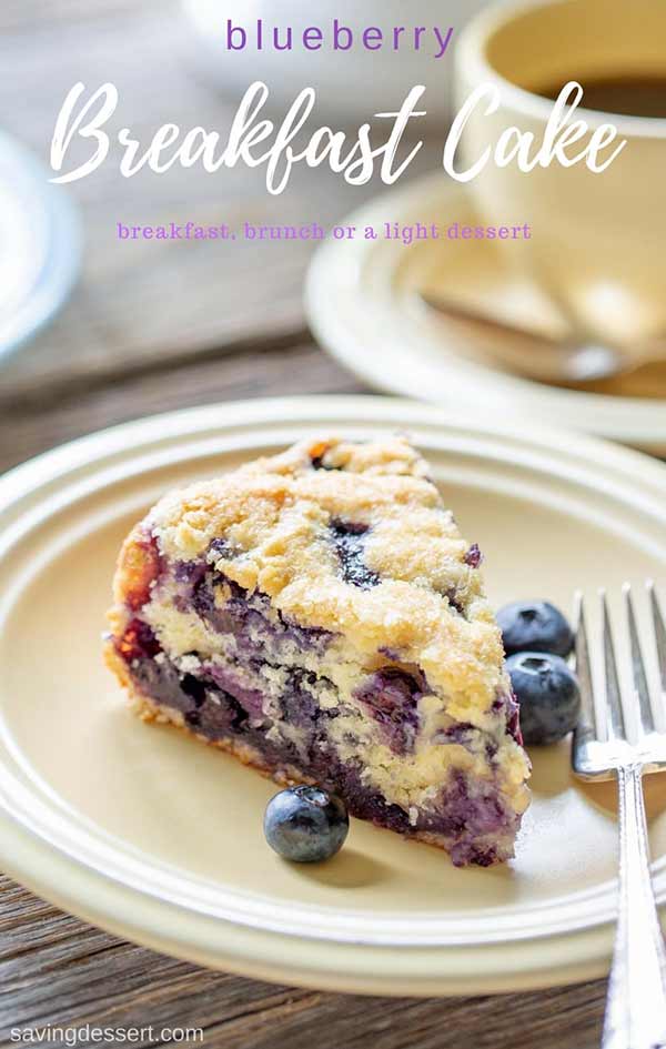 Blueberry Breakfast Cake Recipe - Best Crafts and Recipes