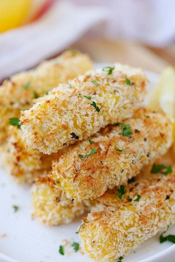Baked Mozzarella Cheese Sticks Recipe - Best Crafts and Recipes