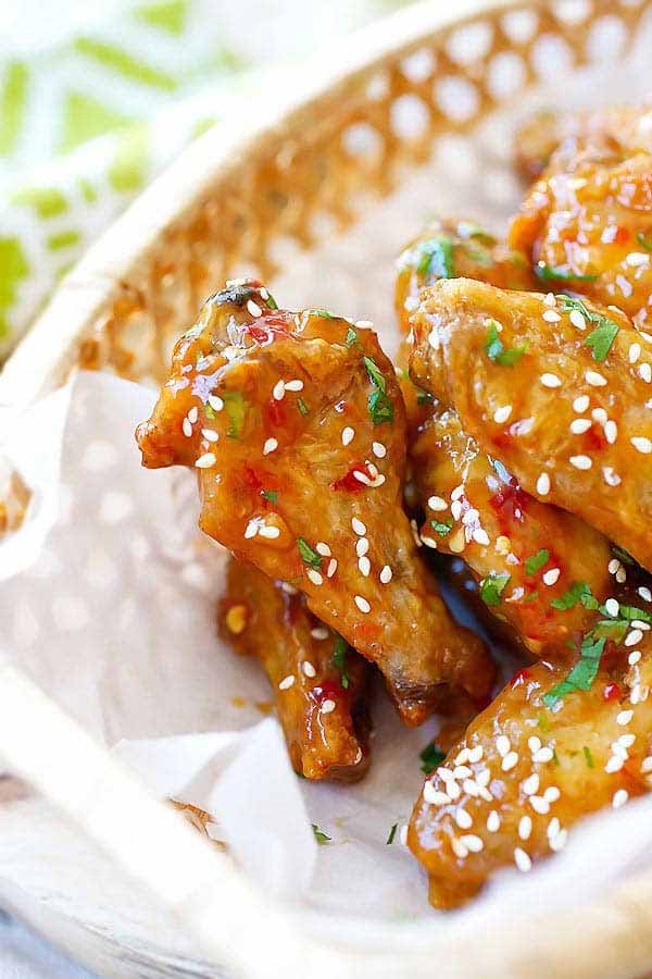 Crispy Baked Orange Chicken Wings Recipe - Best Crafts and ...