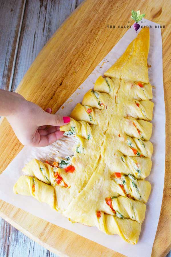 Christmas Tree Bread Appetizer Recipe Best Crafts and Recipes