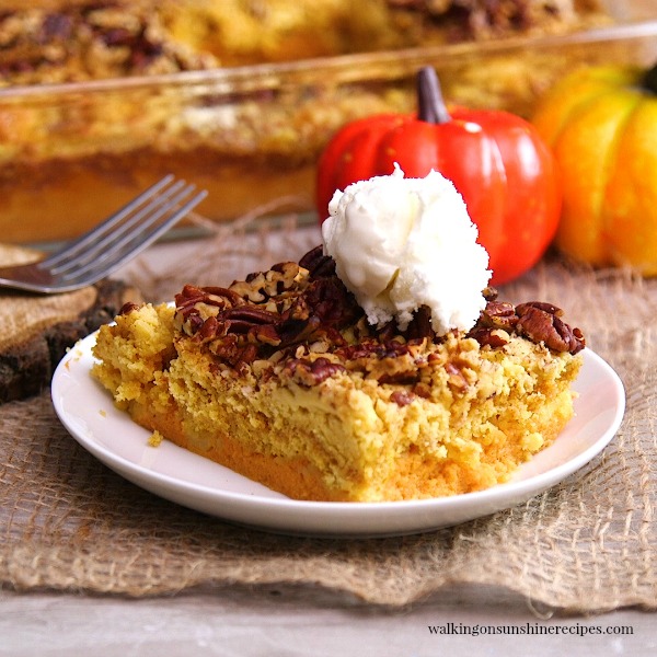 Easy Pumpkin Dump Cake