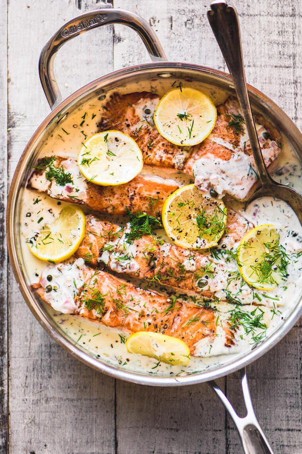 Creamy Lemon Dill Salmon Best Crafts and Recipes