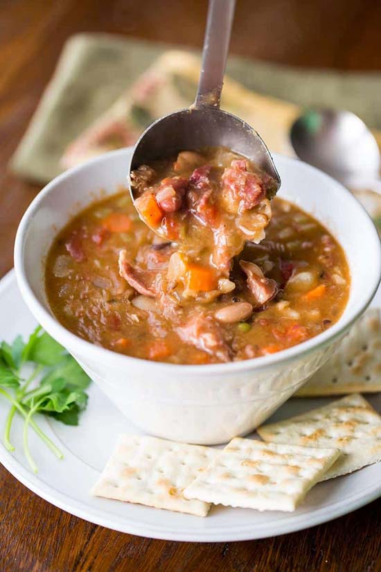15 Bean Soup with Ham Recipe - Best Crafts and Recipes
