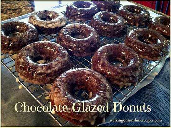 Chocolate Glazed Baked Donuts Recipe