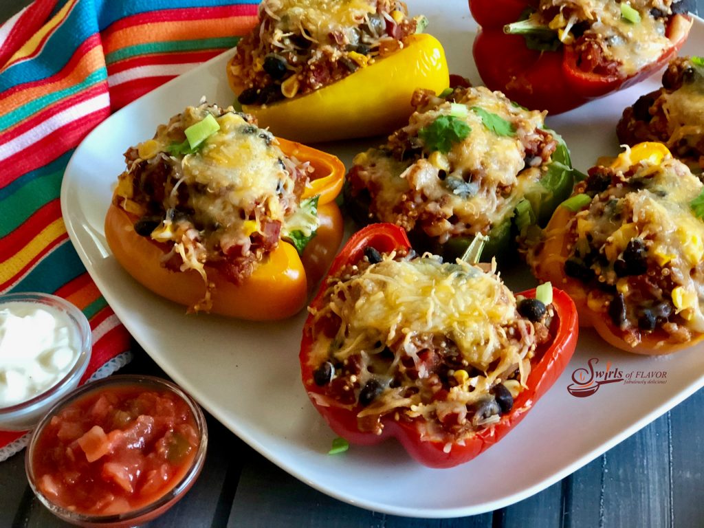 Mexican Quinoa Stuffed Peppers Recipe Best Crafts And Recipes