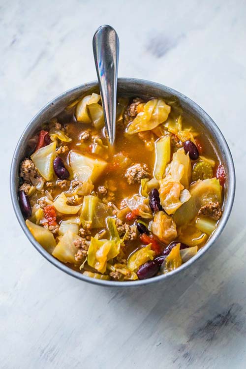 One Pot Hamburger Cabbage Soup Recipe - Best Crafts and ...