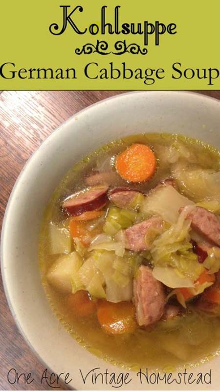 Slow Cooker German Cabbage Soup Best Crafts And Recipes