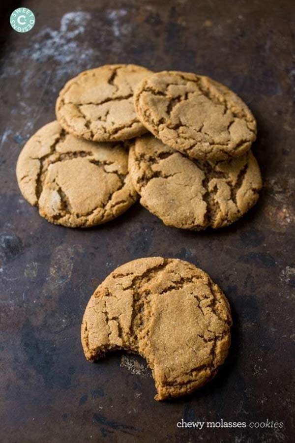 Chewy Molasses Cookies Recipe Best Crafts and Recipes