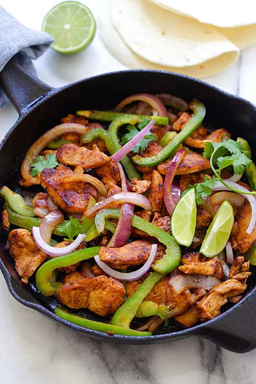 Sizzling Chicken Fajita Recipe - Best Crafts and Recipes