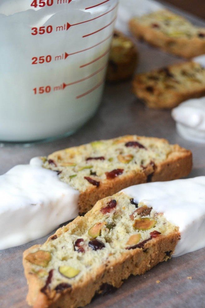 Cranberry Pistachio Biscotti - Best Crafts and Recipes