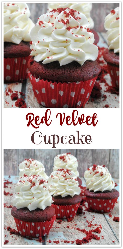 Decadent Classic Red Velvet Cupcake - Best Crafts and Recipes