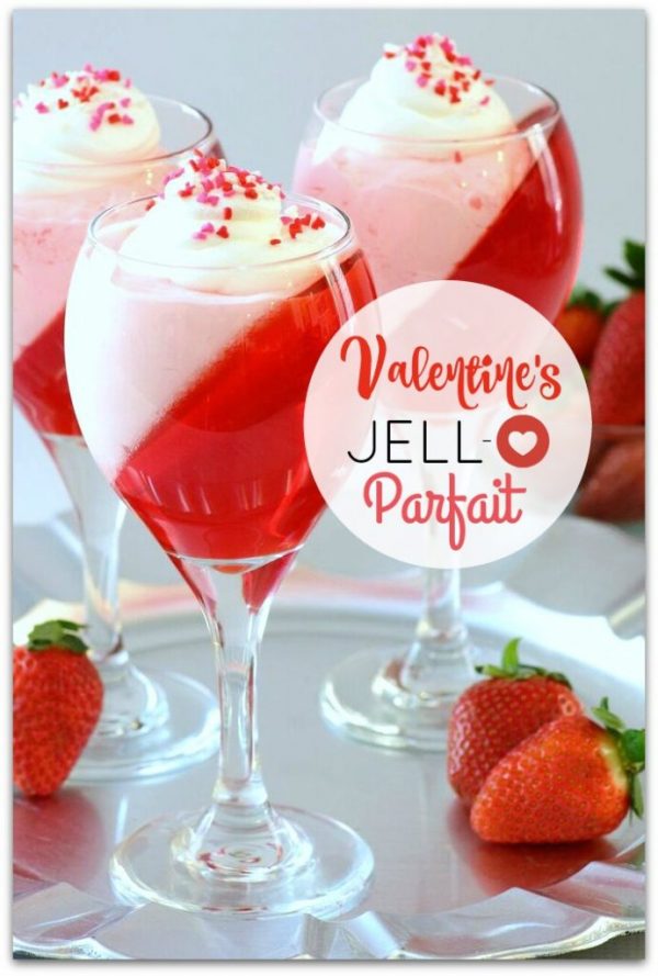 Valentine's Jello Parfait - Best Crafts and Recipes