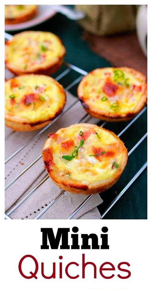 Mini Quiches Recipe - Best Crafts and Recipes