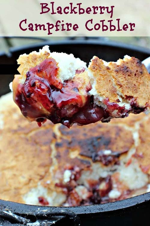 3 Ingredient Campfire Cobbler Recipe Best Crafts and Recipes