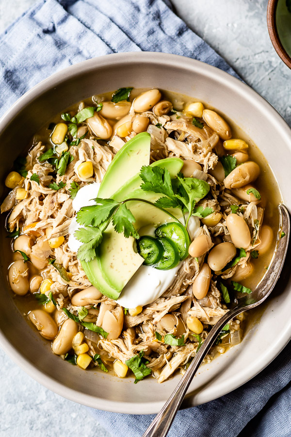Weeknight Healthy White Chicken Chili Recipe - Best Crafts and Recipes