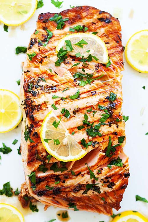 Garlic Herb Grilled Salmon Recipe - Best Crafts and Recipes