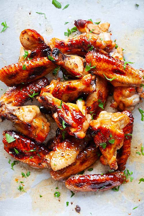 Honey Baked Chicken Wings Recipe Best Crafts and Recipes