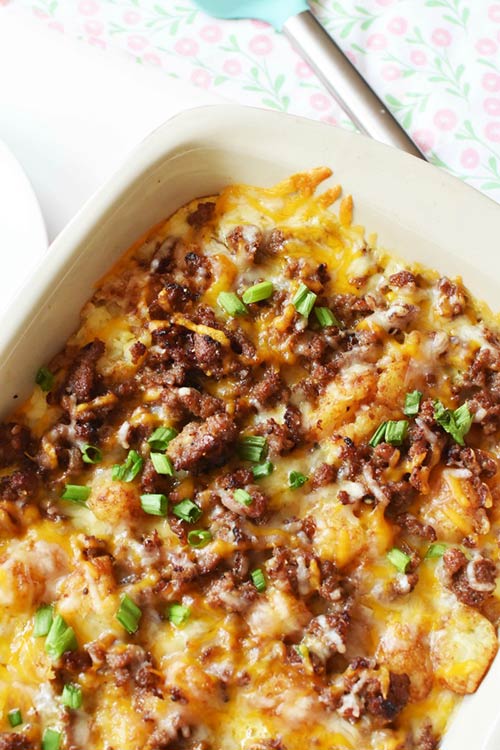 tater tot sausage breakfast casserole