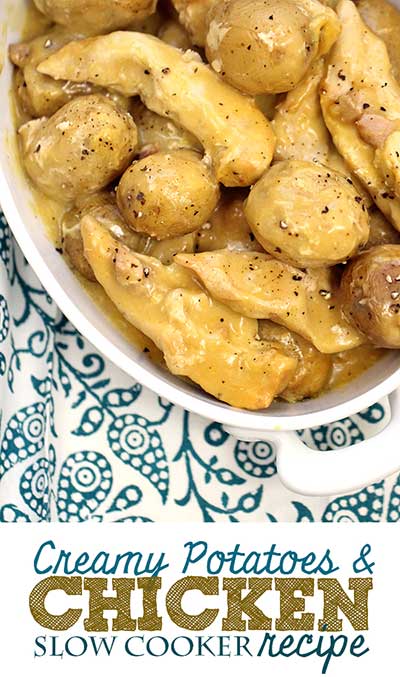 Chicken and Potatoes Slow Cooker Recipe - Best Crafts and Recipes