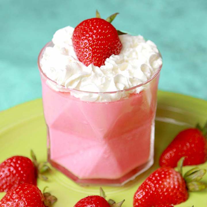 Sugar Free Strawberries and Cream Jello Whips Best Crafts and Recipes