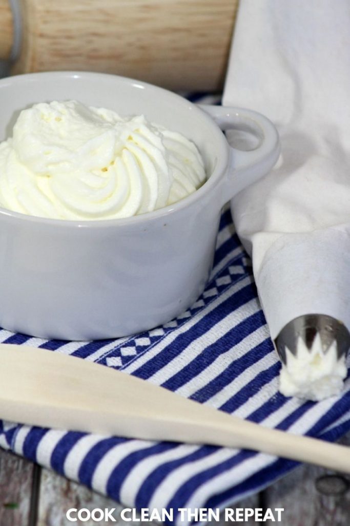 whipped cream recipe with granulated sugar