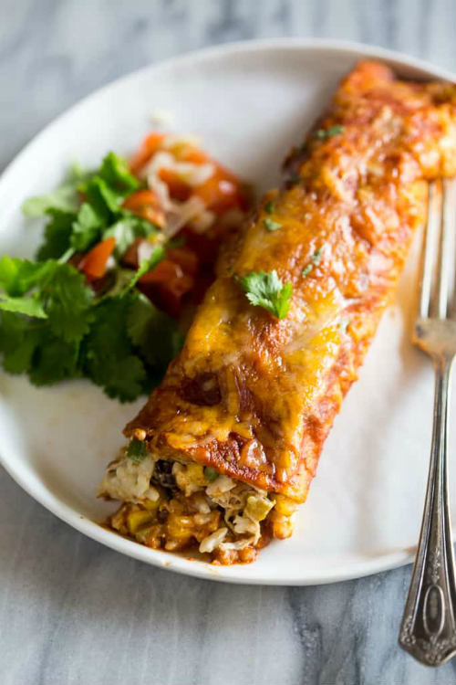 LOADED CHICKEN ENCHILADAS - Best Crafts and Recipes