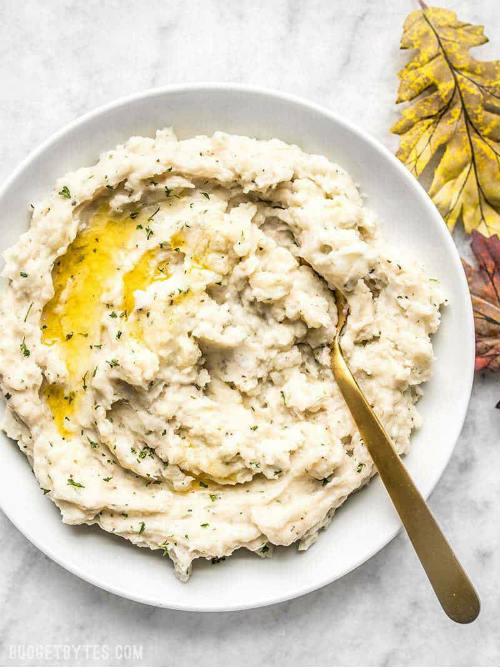 FLUFFY GARLIC HERB MASHED POTATOES - Best Crafts and Recipes