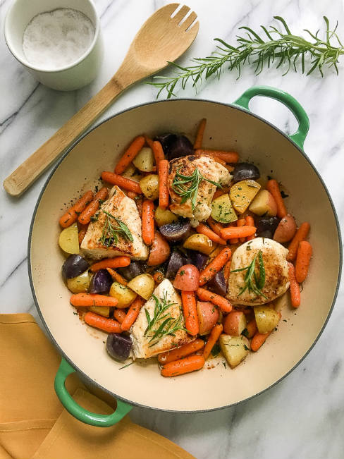 Rosemary Chicken with Vegetables - Best Crafts and Recipes
