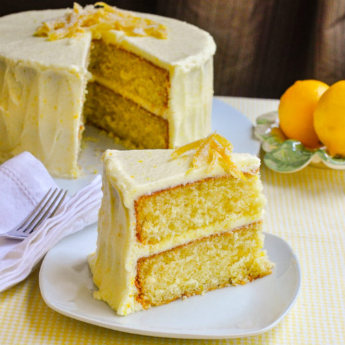 LEMON VELVET CAKE - Best Crafts and Recipes