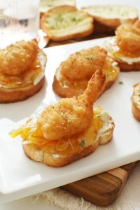 Coconut Shrimp Crostini Appetizer Recipe - Best Crafts and Recipes