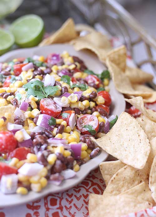 Creamy Lime Black Bean & Corn Salsa Recipe - Best Crafts and Recipes