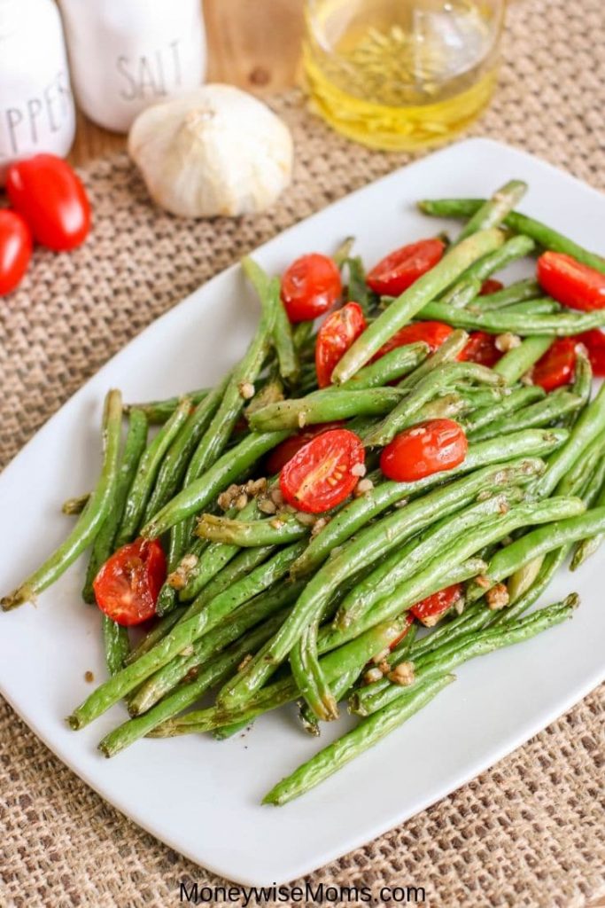 Garlic Green Beans with Tomatoes Best Crafts and Recipes