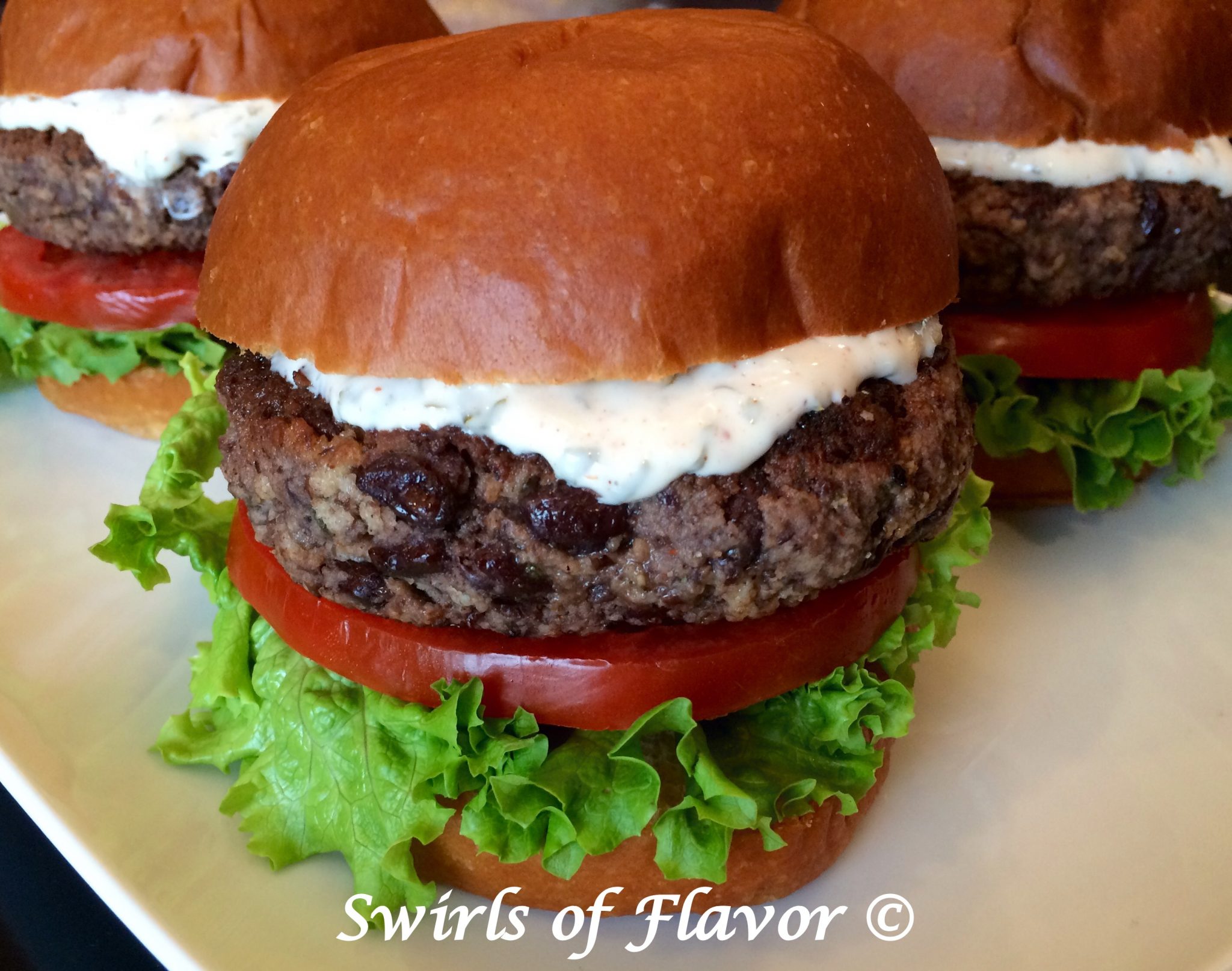 Easy Black Bean Burgers With Cilantro Lime Sauce - Best Crafts And Recipes