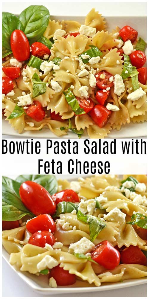 Bowtie Feta Pasta Salad Recipe Best Crafts and Recipes