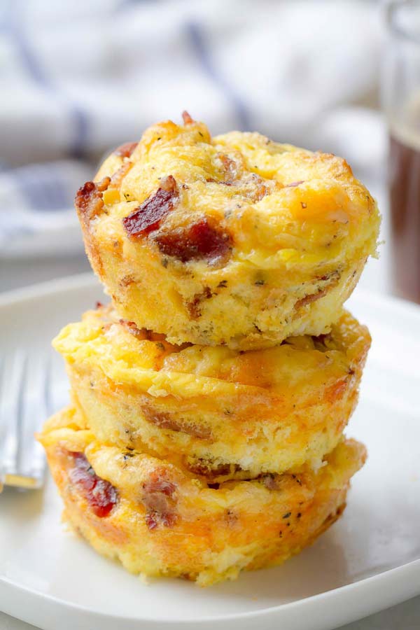 Cheesy Bacon Egg Muffins Recipe - Best Crafts and Recipes