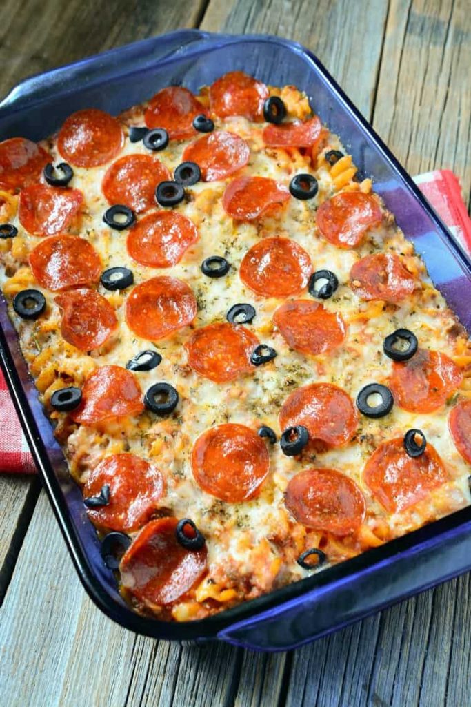 Pepperoni Pizza Casserole - Best Crafts and Recipes