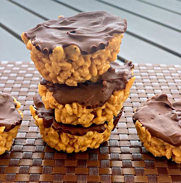 Chocolate Peanut Butter Rice Krispy Cups Recipe Best Crafts and Recipes