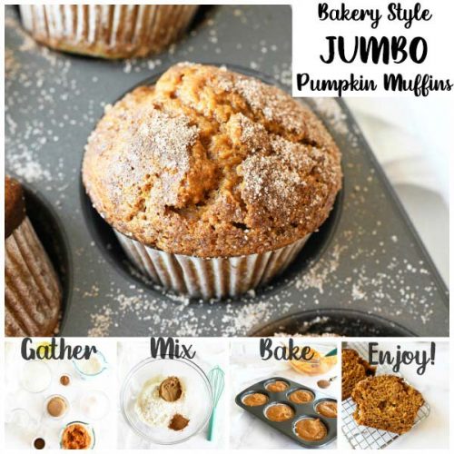 JUMBO Pumpkin Muffins Best Crafts and Recipes