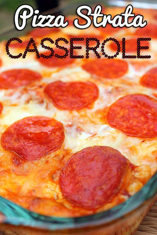 Hearty Pizza Casserole Recipe - Best Crafts and Recipes