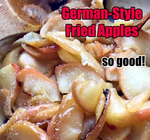 How To Make Fabulous GermanStyle Fried Apples Best Crafts and Recipes