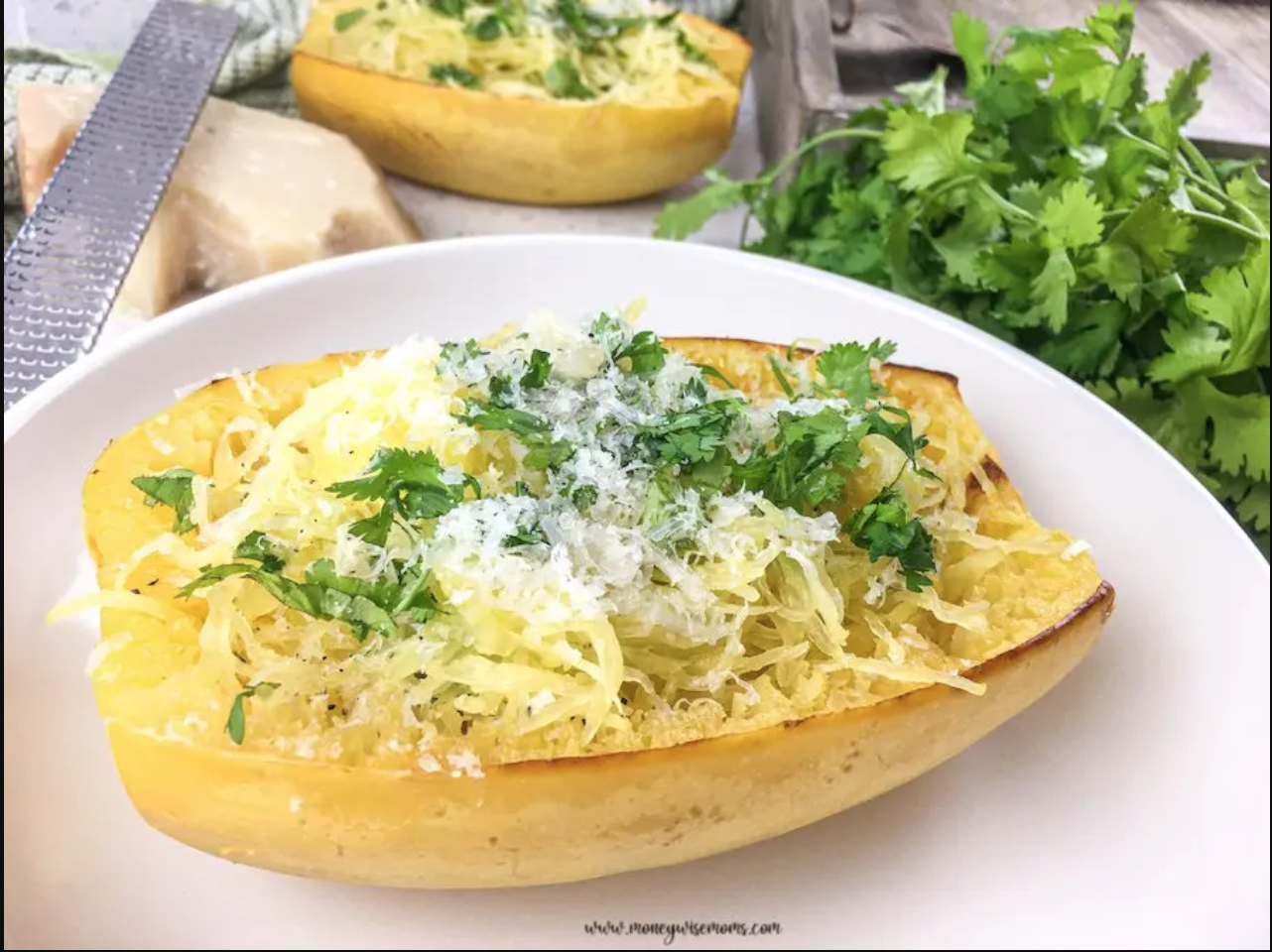 Roasted Spaghetti Squash with Parmesan and Parsley - Best Crafts and ...