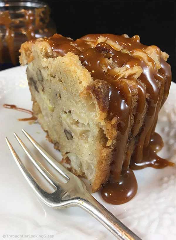 Salted Caramel Apple Cake - Fork in the Kitchen