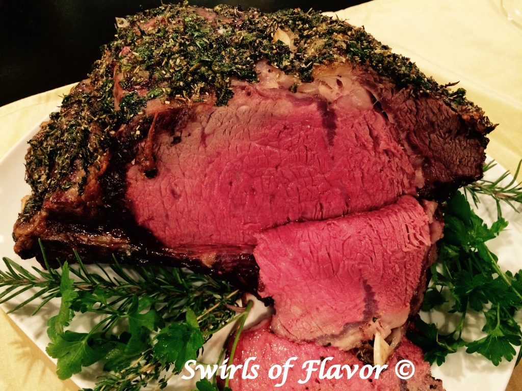 Roasted Garlic Rib Roast With Fresh Herbs Best Crafts and Recipes