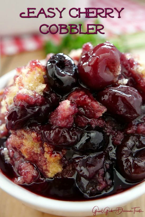 Easy Cherry Cobbler Recipe Best Crafts and Recipes